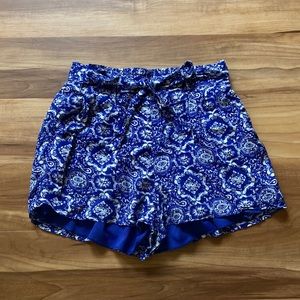 Miami dress shorts- blue/white, size: S